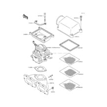 Flame Arrester pour Kawasaki 1992 750 SX