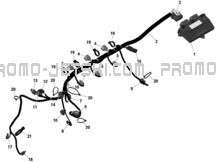 ROTAX - Engine Harness And Electronic Module pour Sea-Doo 2023 FISH PRO SPORT 170