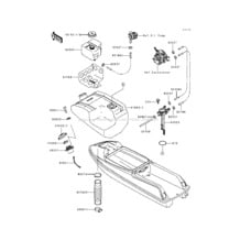 Fuel Tank pour Kawasaki 1992 750 SX