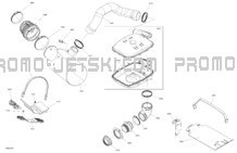 Engine - Exhaust pour Sea-Doo 2023 FISH PRO SPORT 170