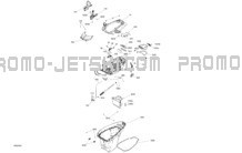 Body - Front Cover pour Sea-Doo 2023 FISH PRO SPORT 170