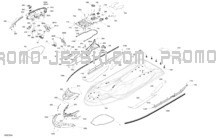 Body - System pour Sea-Doo 2023 FISH PRO SPORT 170