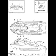 IMPORTANT LABELS pour Yamaha 2001 WaveRunner GP1200R - GP1200AZ - 2001