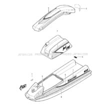 LABELS (JS440-A6) pour Kawasaki 1982 JS440