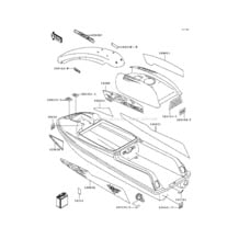 Labels(JS750-A1) pour Kawasaki 1992 750 SX