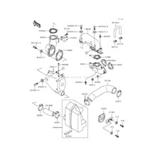 Muffler(s) pour Kawasaki 1992 750 SX