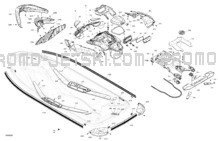 Body - System pour Sea-Doo 2024 GTR 300 - 34RD - X package - Eclipse Black - Audio