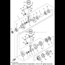 CRANKSHAFT PISTON pour Yamaha 2001 WaveRunner GP 800 R (GP800AZ) 2001