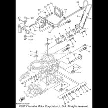 CYLINDER CRANKCASE 2 pour Yamaha 2001 WaveRunner GP800R - GP800AZ - 2001