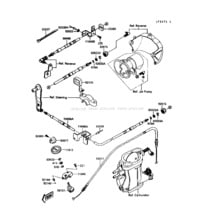 Cable pour Kawasaki 1992 Jet Mate