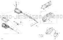 Mechanic - Reverse pour Sea-Doo 2024 GTX LIMITED 300 - 14RD - LTD package - Blue Abyss - Audio
