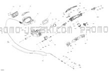 Mechanic - Steering pour Sea-Doo 2024 GTX PRO 130 IBR  - 25RB - STDR package - Bright White
