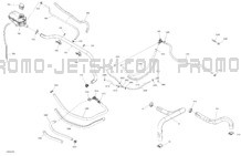 Engine - Cooling pour Sea-Doo 2024 GTX PRO 130  - 25RD - STDR package - Bright White