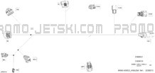 Electric - Steering Wiring Harness - 278004131 pour Sea-Doo 2024 GTX PRO 130  - 25RD - STDR package - Bright White
