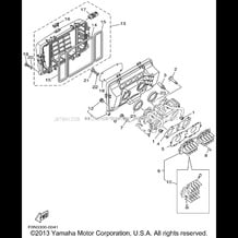 INTAKE pour Yamaha 2001 WaveRunner GP800R - GP800AZ - 2001