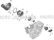 ROTAX - Supercharger pour Sea-Doo 2024 RXP-X 325 - 21RF - X package - Fiery Red Metallic - Audio