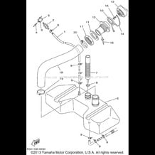 OIL TANK pour Yamaha 2001 WaveRunner GP 800 R (GP800AZ) 2001