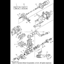 REPAIR KIT 1 pour Yamaha 2001 WaveRunner GP 800 R (GP800AZ) 2001