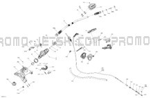 Mechanic - Steering pour Sea-Doo 2024 RXP-X 325 - 21RH - X package - Ice Metal