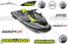 Body - Decals pour Sea-Doo 2024 RXP-X 325 - 21RK - X package - Ice Metal - Audio