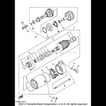 STARTING MOTOR pour Yamaha 2001 WaveRunner GP800R - GP800AZ - 2001