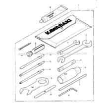 OWNER TOOLS ('82-'83 JS440-A6/A7) pour Kawasaki 1982 JS440