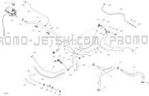 Engine - Cooling pour Sea-Doo 2024 RXT X 325 - 10RD - X package - Ice Metal - Audio