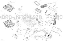 Engine - System pour Sea-Doo 2024 RXT X 325 - 10RD - X package - Ice Metal - Audio