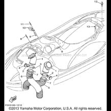 VENTILATION pour Yamaha 2001 WaveRunner GP 800 R (GP800AZ) 2001