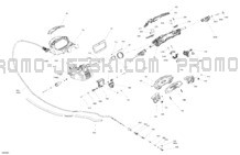 Mechanic - Steering pour Sea-Doo 2024 RXT X 325 - 10RD - X package - Ice Metal - Audio