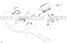 Mechanic - Steering pour Sea-Doo 2024 RXT X 325 - 10RF - X package - Ice Metal
