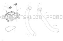 Mechanic - Ventilation pour Sea-Doo 2024 RXT X 325 - 10RF - X package - Ice Metal