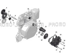 ROTAX - Engine Cooling pour Sea-Doo 2024 SPARK 900 HO ACE - 63RB - Conv package - Sunrise Orange - 3UP