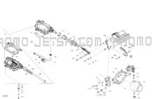 Mechanic - Reverse pour Sea-Doo 2024 SPARK 900 HO ACE - 63RB - Conv package - Sunrise Orange - 3UP