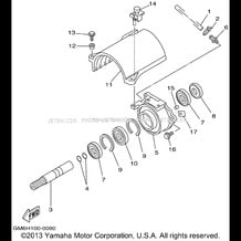 JET UNIT 2 pour Yamaha 2001 WaveRunner SUPER JET - SJ700AZ - 2001