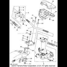 STEERING 1 pour Yamaha 2001 WaveRunner SUPER JET - SJ700AZ - 2001