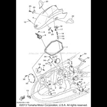 ENGINE HATCH 2 pour Yamaha 2001 WaveRunner SUV1200 - SV1200 - 2001