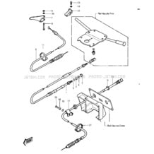 CABLES pour Kawasaki 1982 JS550