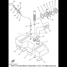 OIL TANK pour Yamaha 2001 WaveRunner SUV1200 - SV1200 - 2001