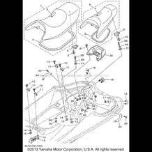SEAT. UNDER LOCKER pour Yamaha 2001 WaveRunner SUV 1200 (SV1200) 2001