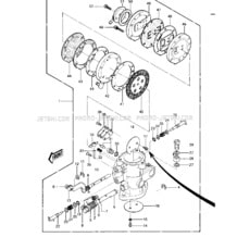 CARBURETOR pour Kawasaki 1982 JS550