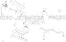 Engine - Cooling pour Sea-Doo 2024 FISH PRO TROPHY 170 - 19RH - FishT package - Flint Grey - Audio