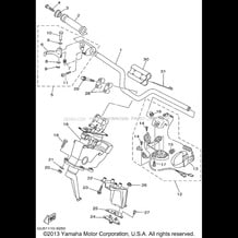 STEERING 1 pour Yamaha 2001 WaveRunner SUV1200 - SV1200 - 2001