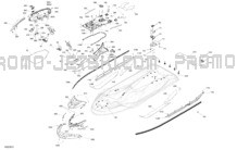 Body - System pour Sea-Doo 2024 FISH PRO TROPHY 170 - 19RH - FishT package - Flint Grey - Audio