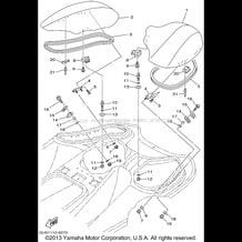 STERN HATCH pour Yamaha 2001 WaveRunner SUV1200 - SV1200 - 2001