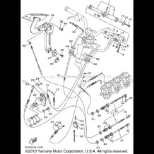 CONTROL CABLE pour Yamaha 2001 WaveRunner SUV 1200 (SV1200Z) 2001