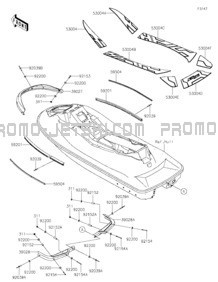 STX-15F'16 OEM (Hull) EXHAUST PIPE Used [X2211-20] | eBay