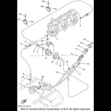 FUEL pour Yamaha 2001 WaveRunner SUV 1200 (SV1200Z) 2001