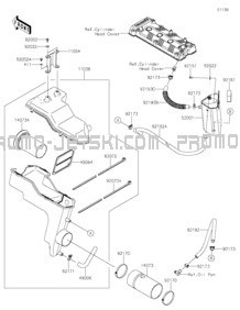 Intake Silencer pour Kawasaki 2021 JET SKI® ULTRA® 310R