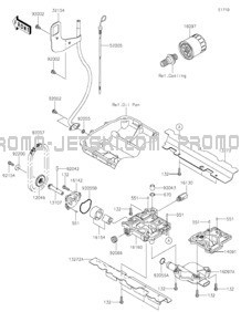 Oil Pump pour Kawasaki 2021 JET SKI® ULTRA® 310R